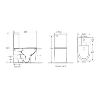 Унитаз Grossman GR-4450MS (605*380*825) Унитаз Grossman GR-4450MS (605*380*825)