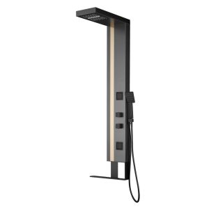 Душевая панель Black & White Gravity GR026 1400 х 200 мм