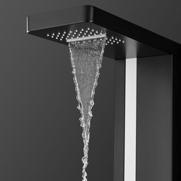Душевая панель Black & White Gravity GR027 1400 х 200 мм