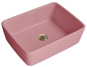Раковина Grossman Color GGR-3016PIM 48 см розовый матовый