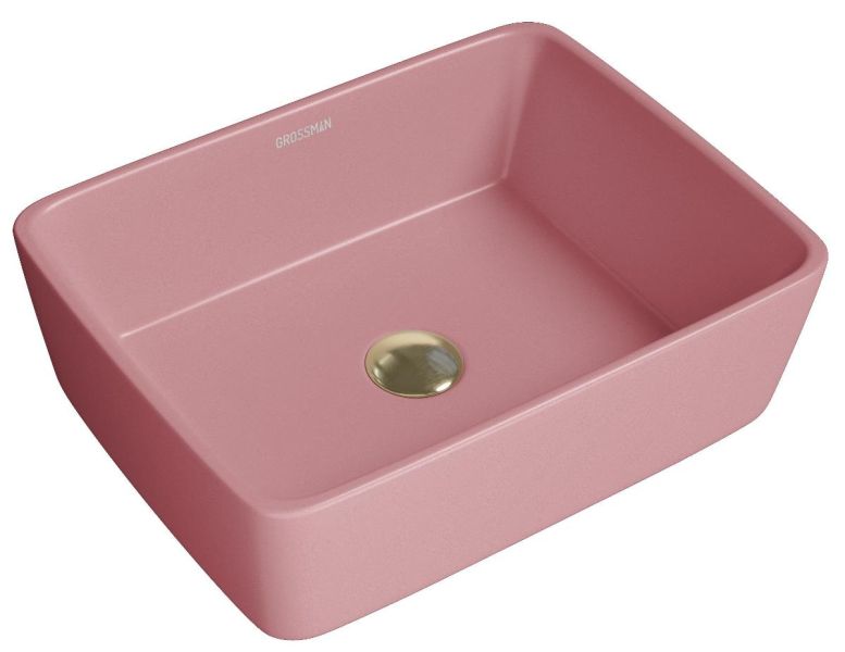 Раковина Grossman Color GGR-3016PIM 48 см розовый матовый