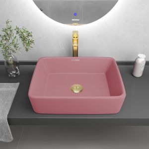 Раковина Grossman Color GGR-3016PIM 48 см розовый матовый