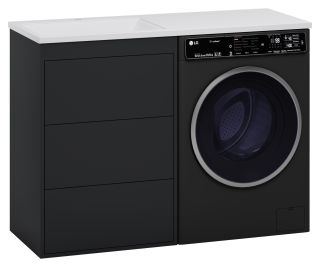 Напольная тумба под раковину Brevita Grafit GRA-01060-013Я под стиральную машину 60см графит Напольная тумба под раковину Brevita Grafit GRA-01060-013Я под стиральную машину 60см графит