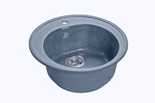 Мойка кухонная GranFest Графит Rondo R-510 граф Мойка кухонная GranFest Графит Rondo R-510 граф