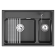 Кухонная мойка GRANULA KS-7302i Черный