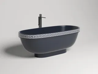 Ванна из искусственного камня Salini Greca Meander S-Stone 103021MRF 180x80см RAL полностью Ванна из искусственного камня Salini Greca Meander S-Stone 103021MRF 180x80см RAL полностью