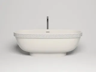 Ванна из искусственного камня Salini Greca Meander S-Stone 103021MRH 180x80см RAL снаружи Ванна из искусственного камня Salini Greca Meander S-Stone 103021MRH 180x80см RAL снаружи