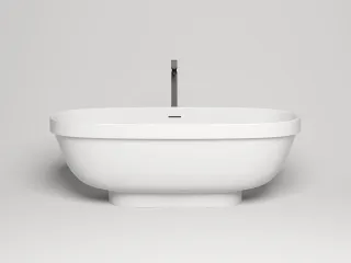 Ванна из искусственного камня Salini Greca S-Stone 103121M 180x80см белый матовый Ванна из искусственного камня Salini Greca S-Stone 103121M 180x80см белый матовый