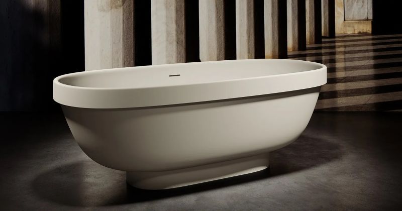 Ванна из искусственного камня Salini Greca S-Stone 103121MRF 180x80см RAL полностью Ванна из искусственного камня Salini Greca S-Stone 103121MRF 180x80см RAL полностью