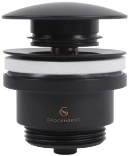 Донный клапан Grocenberg GB106 Черный матовый Донный клапан Grocenberg GB106 Черный матовый