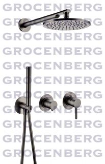 Душевой комплект Grocenberg GB5090BG Графит Душевой комплект Grocenberg GB5090BG Графит