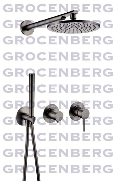 Душевой комплект Grocenberg GB5090BG Графит