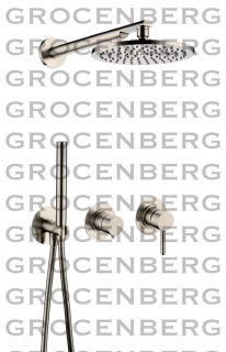 Душевой комплект Grocenberg GB5090NK Никель Душевой комплект Grocenberg GB5090NK Никель