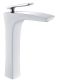 Смеситель для раковины Rose R2711F белый/хром Смеситель для раковины Rose R2711F белый/хром