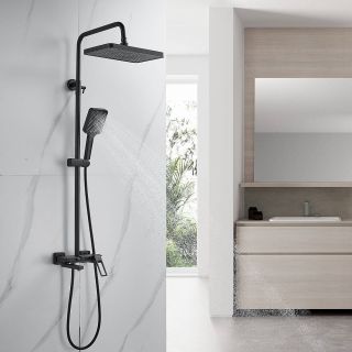 Душевая стойка Shevanik S6826H чёрный Душевая стойка Shevanik S6826H чёрный