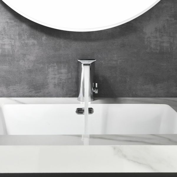 Сенсорный смеситель для раковины Black&White Gravity 7101С хром