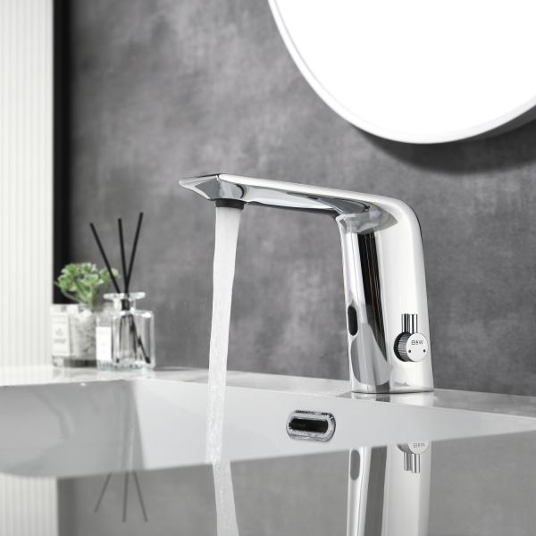 Сенсорный смеситель для раковины Black&White Gravity 7101С хром