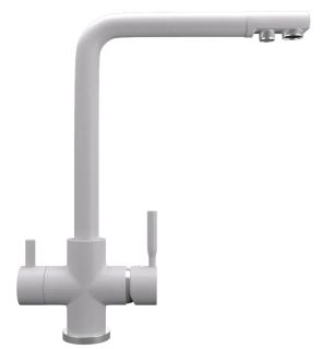 Смеситель для кухни Ulgran Quartz UQ-016-04 с дополнительным краном для питьевой воды платина Смеситель для кухни Ulgran Quartz UQ-016-04 с дополнительным краном для питьевой воды платина