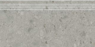 Керамогранит Kerama Marazzi DD606120R\GR Ступень Чеппо ди Гре серый тёмный матовый обрезной 30x60x0,9