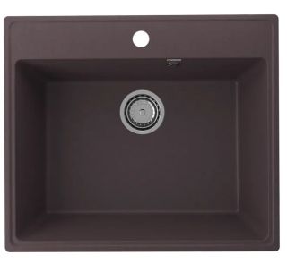Кухонная мойка Ulgran Quartz Forte 580-06 трюфель Кухонная мойка Ulgran Quartz Forte 580-06 трюфель