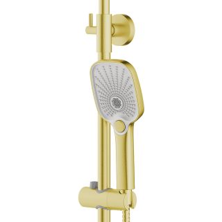 Душевая стойка Azario Alanti AZ-K2332-1MG золото матовое