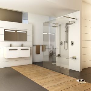 Душевая перегородка Ravak ST Walk-In Free 1400x2000 GW9FM0C00Z1 Transparent профиль хром