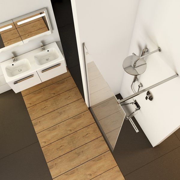 Душевая перегородка Ravak ST Walk-In Wall 1100x2000 GW9WD0C00Z1 Transparent профиль хром