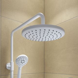 Душевая система с тропическим душем IDDIS Ray RAYWT3Fi06 белый матовый Душевая система с тропическим душем IDDIS Ray RAYWT3Fi06 белый матовый