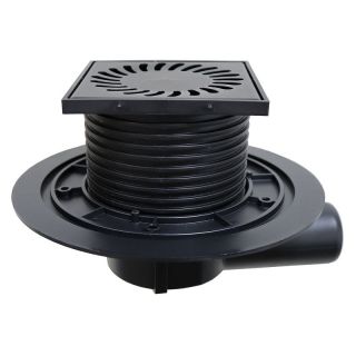 Душевой трап Azario AZ-381 AC чёрный матовый