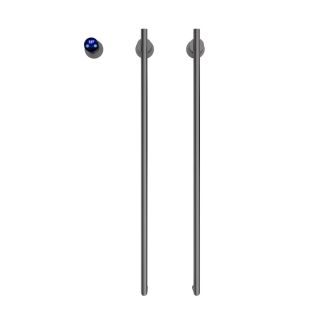 Полотенцесушитель электрический Terminus Рондо 4670078568175 П2 35х76 см оружейная сталь