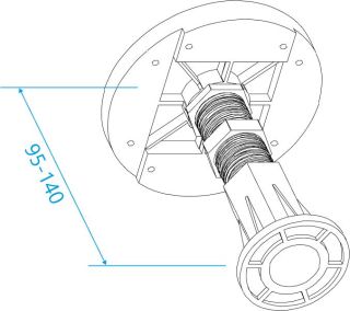 Ножки для поддона RGW N-01 03230111-31 (10) черный Ножки для поддона RGW N-01 03230111-31 (10) черный