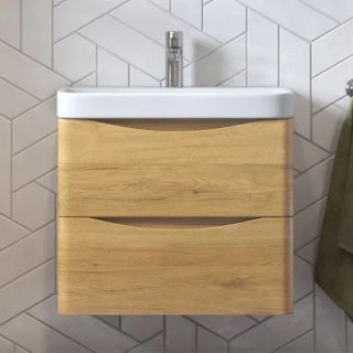 Тумба под раковину подвесная Velvex Clay tp.CLA.9595.60.2Y дуб верона, 60 см Тумба под раковину подвесная Velvex Clay tp.CLA.9595.60.2Y дуб верона, 60 см