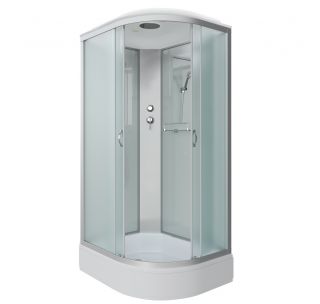 Душевая кабина Niagara Classic 333944L 130x90 см профиль хром стекло матовое