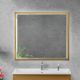 Зеркало с подсветкой Cezares CZR-SPC-INT-1000-900-LED-TCH-WARM-BORO 100 см брашированное золото