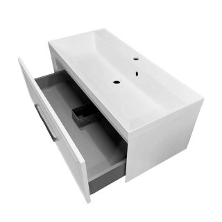 Тумба с раковиной Azario Belloni CS00098072 100 см белый матовый