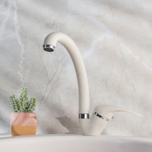 Смеситель для кухни РМС SL135W-011F белый