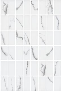 Декор Kerama Marazzi MM8380 Мираколи мозаичный белый глянцевый 20x30x0,69 из 48 частей 2.3x4.8