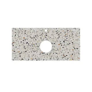 Столешница для накладных раковин Kerama Marazzi Бричиола KM6012G0471RP100Tc2 100 см белый натуральный