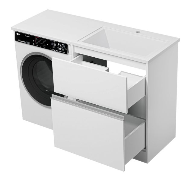 Напольная тумба под раковину Misty Ингрид УТ000026853 68.6 см белый