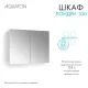 Зеркальный шкаф Aquaton Лондри 1A267302LH010 100 см