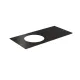 Столешница Kerama Marazzi Иконико Манифик CO3.KM6012G0291R\100 100 см чёрный матовый
