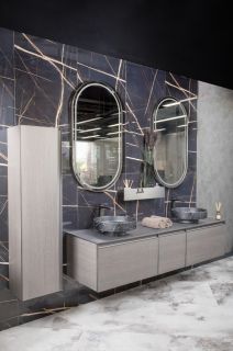 Раковина накладная Armadi Art Sole Corian 801-NM 40 см Nero Marquina Раковина накладная Armadi Art Sole Corian 801-NM 40 см Nero Marquina