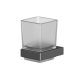 Стакан подвесной WHITECROSS Cubo CU2430GM оружейная сталь