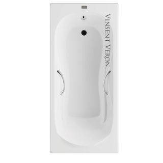 Ванна чугунная Vinsent Veron Haiti VHT1708042H/VH008CH с ручками хром 170х80 см