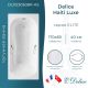 Ванна чугунная Delice Haiti Luxe DLR230638R-AS 170х80 с отверстиями под ручки и антискользящим покрытием Ванна чугунная Delice Haiti Luxe DLR230638R-AS 170х80 с отверстиями под ручки и антискользящим покрытием