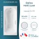 Ванна чугунная Delice Haiti Luxe DLR230639R-AS 180х80 с отверстиями под ручки и антискользящим покрытием Ванна чугунная Delice Haiti Luxe DLR230639R-AS 180х80 с отверстиями под ручки и антискользящим покрытием
