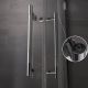 Душевой уголок Veconi Premium Trento PTC-20CH, 1200Х800x2000, хром, стекло прозрачное