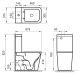 Чаша напольного унитаза BelBagno Ardente-R BB02093CPR