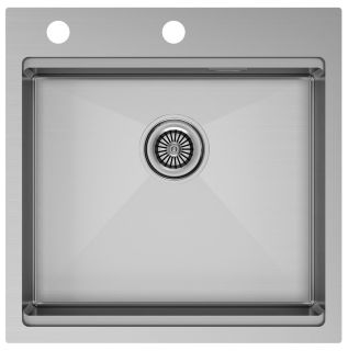 Мойка кухонная Paulmark Kroner-Pro PM705151-BS брашированная нержавеющая сталь Мойка кухонная Paulmark Kroner-Pro PM705151-BS брашированная нержавеющая сталь