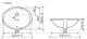 Встраиваемая раковина Ceramica Nova Element CN6043 56см белый